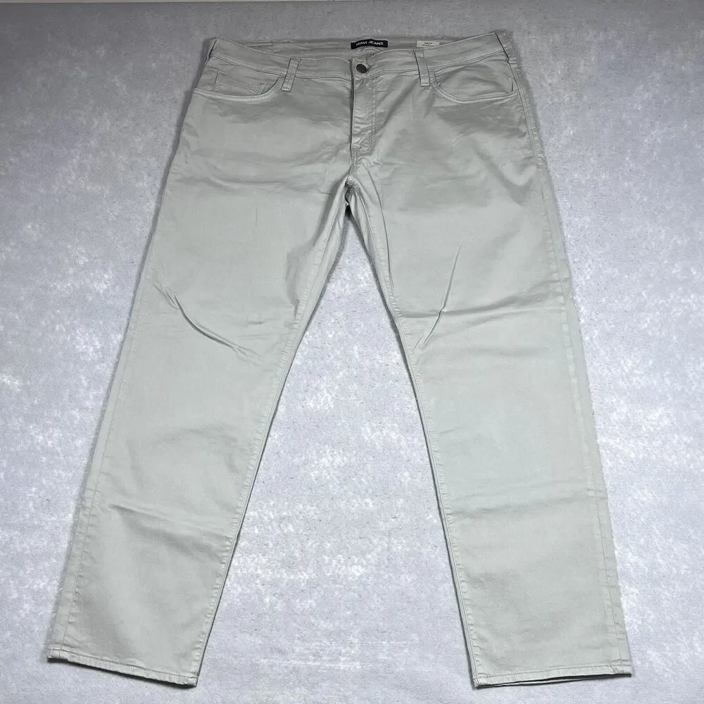 Mavi Zach Pants Mens Size 42 Gray Twill Zach Straight Leg Jeans Inseam 31 Pocket